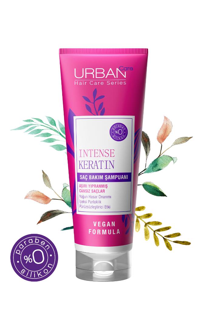 Urban Care Intense Keratin Aşırı Yıpranmış Saçlara Özel Saç Bakım Şampuanı-250 Ml-vegan