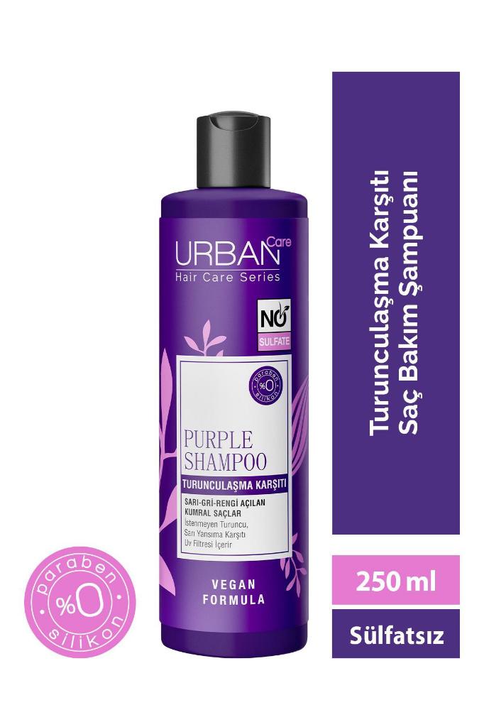 Urban Care Mor Turunculaşma Karşıtı Saç Bakım Şampuanı - Sülfatsız - Vegan - 250 ml