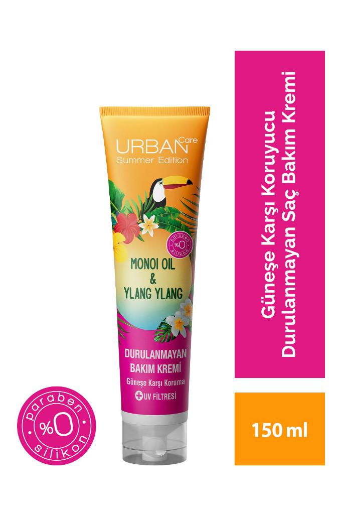 Urban Care Summer-Monoi Yağı&Ylang Ylang Güneş Koruyucu Durulanmayan Bakım Krem-Vegan-150ML