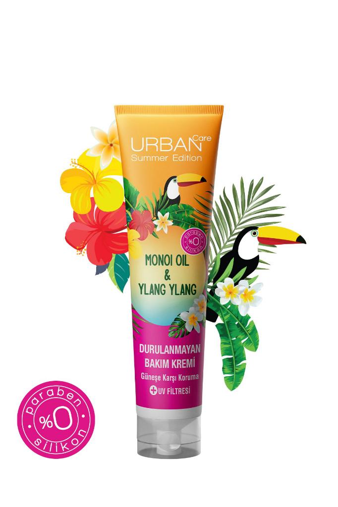 Urban Care Summer-Monoi Yağı&Ylang Ylang Güneş Koruyucu Durulanmayan Bakım Krem-Vegan-150ML