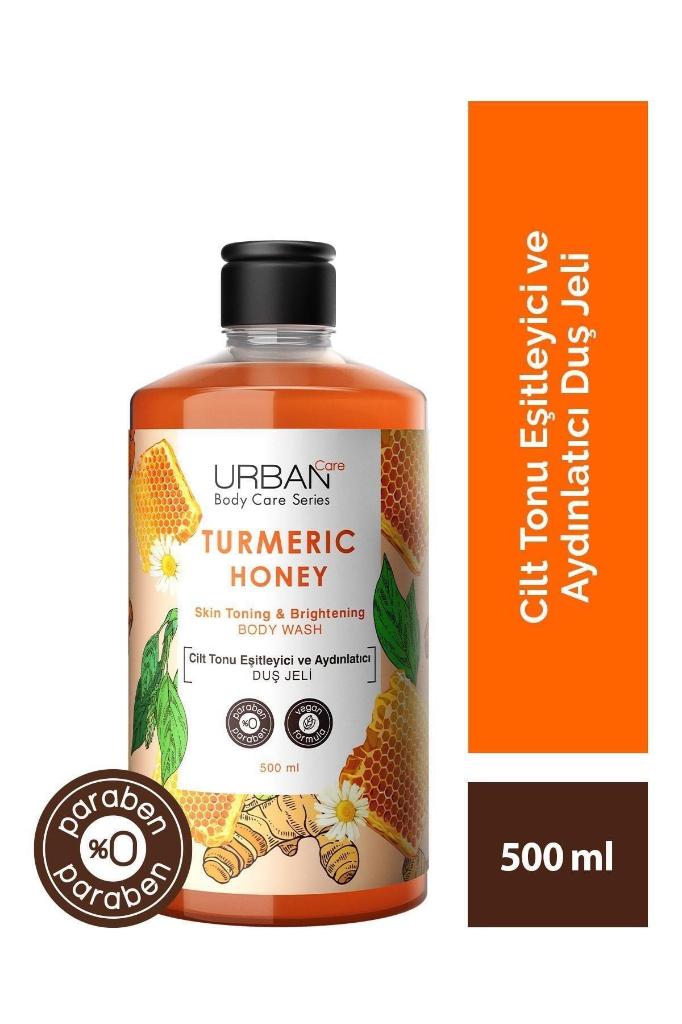 Urban Care Turmeric Honey Cilt Tonu Esitleyici Ve Aydınlatıcı Duş Jeli 500 Ml-vegan