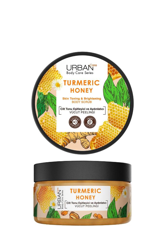 Urban Care Turmeric Honey Cilt Tonu Eşitleyici Ve Aydınlatıcı Vücut Peeling 200 ml