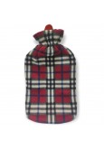 VICHY POLAR KILIFLI SICAK SU TORBASI TERMOFOR KARE DESENLİ 2 LT