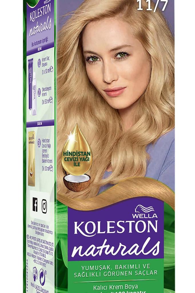 Wella Koleston Naturals Saç Boyası 11/7 Vanilya Sarısı